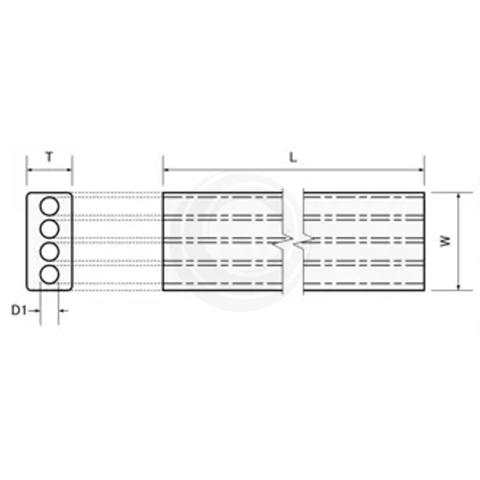  氧化镁扁管图纸