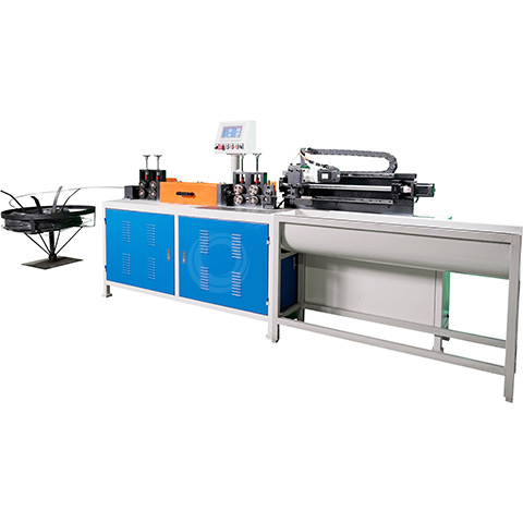 CNC Automatic Wire Decoiling Straightening And Cutting Machine XZ04SZ Side