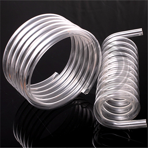 Transparent Spiral Quartz Tube